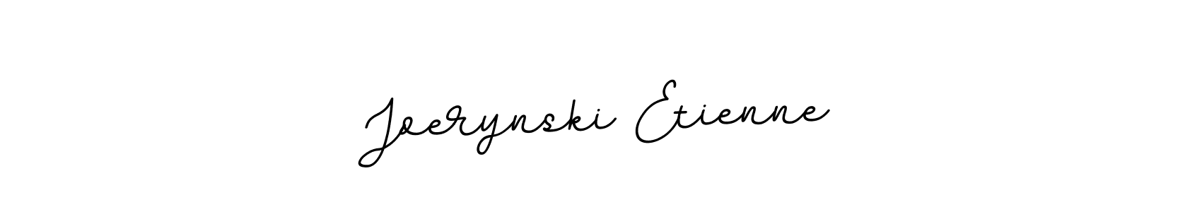 Use a signature maker to create a handwritten signature online. With this signature software, you can design (BallpointsItalic-DORy9) your own signature for name Joerynski Etienne. Joerynski Etienne signature style 11 images and pictures png