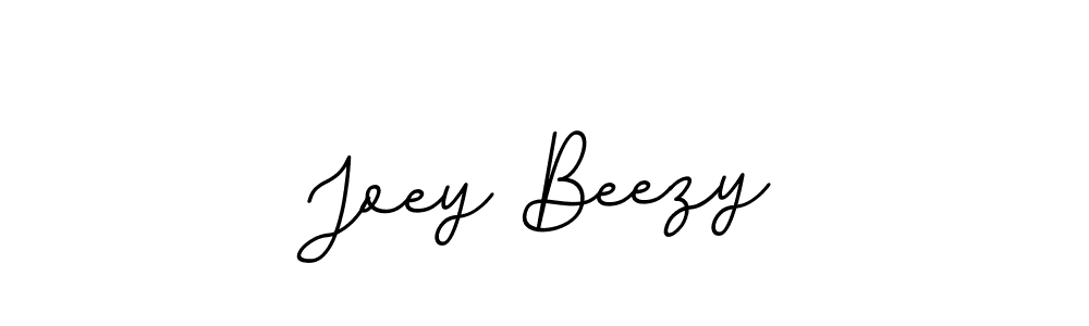 How to make Joey Beezy name signature. Use BallpointsItalic-DORy9 style for creating short signs online. This is the latest handwritten sign. Joey Beezy signature style 11 images and pictures png