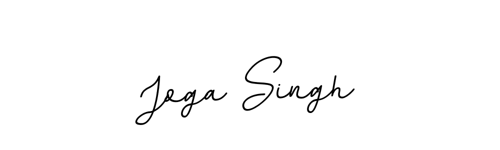 Use a signature maker to create a handwritten signature online. With this signature software, you can design (BallpointsItalic-DORy9) your own signature for name Joga Singh. Joga Singh signature style 11 images and pictures png