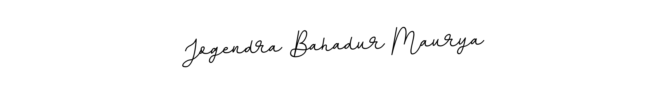 The best way (BallpointsItalic-DORy9) to make a short signature is to pick only two or three words in your name. The name Jogendra Bahadur Maurya include a total of six letters. For converting this name. Jogendra Bahadur Maurya signature style 11 images and pictures png