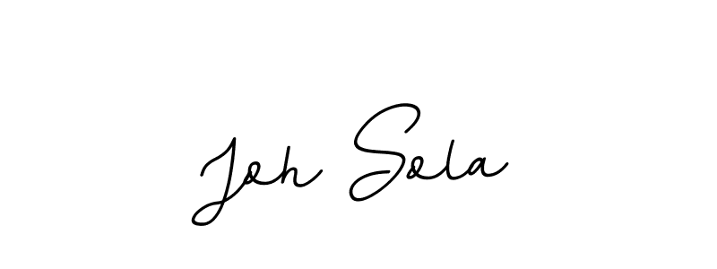 Make a beautiful signature design for name Joh Sola. With this signature (BallpointsItalic-DORy9) style, you can create a handwritten signature for free. Joh Sola signature style 11 images and pictures png