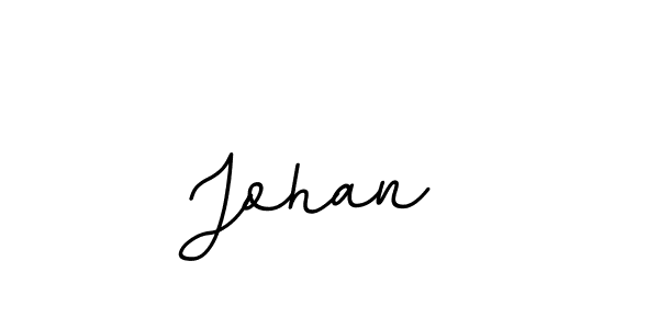 Use a signature maker to create a handwritten signature online. With this signature software, you can design (BallpointsItalic-DORy9) your own signature for name Johan . Johan  signature style 11 images and pictures png