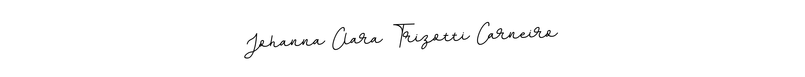 This is the best signature style for the Johanna Clara Trizotti Carneiro name. Also you like these signature font (BallpointsItalic-DORy9). Mix name signature. Johanna Clara Trizotti Carneiro signature style 11 images and pictures png