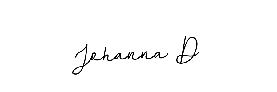 The best way (BallpointsItalic-DORy9) to make a short signature is to pick only two or three words in your name. The name Johanna D include a total of six letters. For converting this name. Johanna D signature style 11 images and pictures png