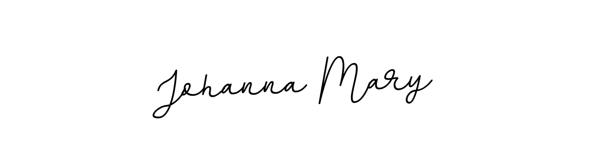 Use a signature maker to create a handwritten signature online. With this signature software, you can design (BallpointsItalic-DORy9) your own signature for name Johanna Mary. Johanna Mary signature style 11 images and pictures png
