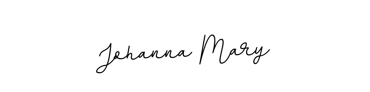 Use a signature maker to create a handwritten signature online. With this signature software, you can design (BallpointsItalic-DORy9) your own signature for name Johanna Mary. Johanna Mary signature style 11 images and pictures png