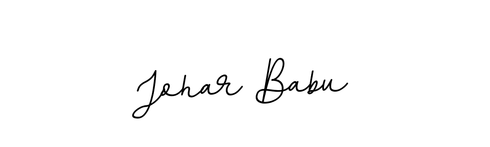 Make a beautiful signature design for name Johar Babu. With this signature (BallpointsItalic-DORy9) style, you can create a handwritten signature for free. Johar Babu signature style 11 images and pictures png