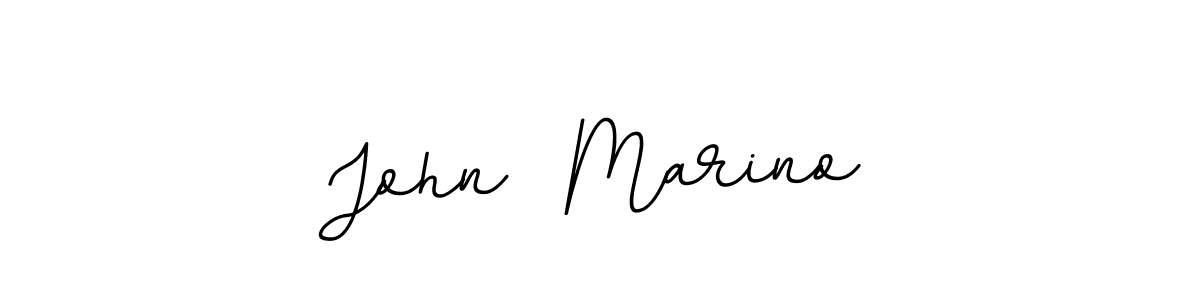 Create a beautiful signature design for name John  Marino. With this signature (BallpointsItalic-DORy9) fonts, you can make a handwritten signature for free. John  Marino signature style 11 images and pictures png