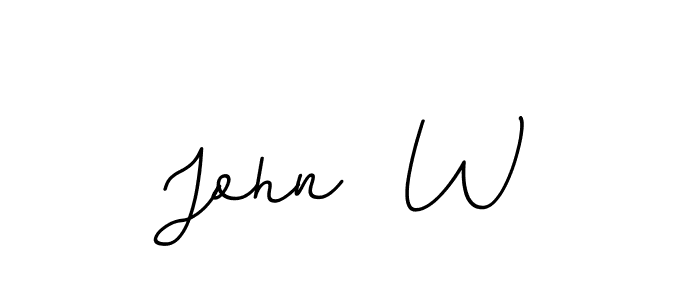 BallpointsItalic-DORy9 is a professional signature style that is perfect for those who want to add a touch of class to their signature. It is also a great choice for those who want to make their signature more unique. Get John  W name to fancy signature for free. John  W signature style 11 images and pictures png