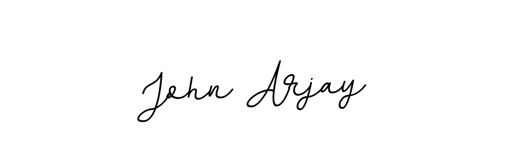 The best way (BallpointsItalic-DORy9) to make a short signature is to pick only two or three words in your name. The name John Arjay include a total of six letters. For converting this name. John Arjay signature style 11 images and pictures png