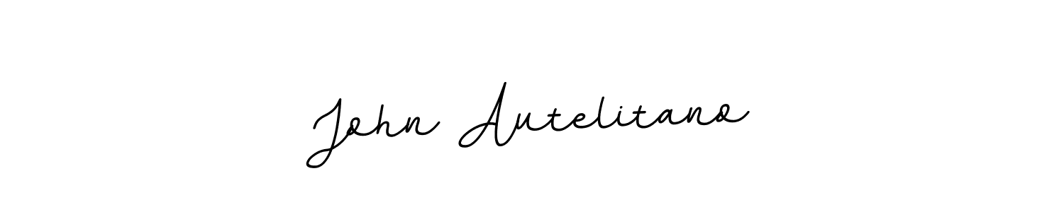 Use a signature maker to create a handwritten signature online. With this signature software, you can design (BallpointsItalic-DORy9) your own signature for name John Autelitano. John Autelitano signature style 11 images and pictures png