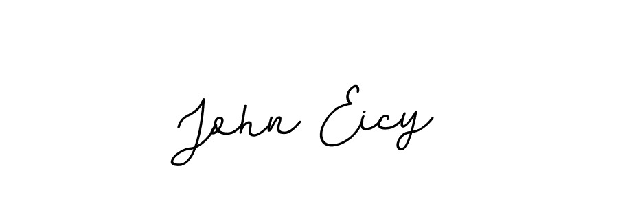 Use a signature maker to create a handwritten signature online. With this signature software, you can design (BallpointsItalic-DORy9) your own signature for name John Eicy. John Eicy signature style 11 images and pictures png