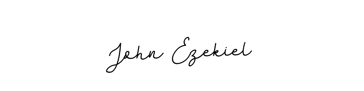 Create a beautiful signature design for name John Ezekiel. With this signature (BallpointsItalic-DORy9) fonts, you can make a handwritten signature for free. John Ezekiel signature style 11 images and pictures png