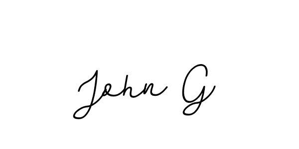 How to make John G name signature. Use BallpointsItalic-DORy9 style for creating short signs online. This is the latest handwritten sign. John G signature style 11 images and pictures png