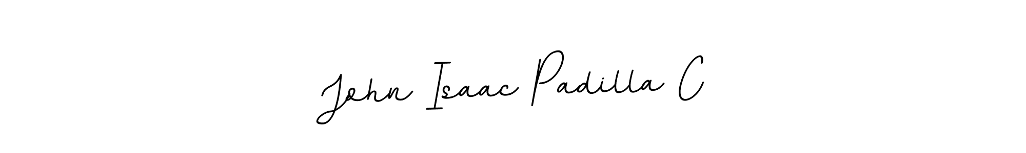 This is the best signature style for the John Isaac Padilla C name. Also you like these signature font (BallpointsItalic-DORy9). Mix name signature. John Isaac Padilla C signature style 11 images and pictures png