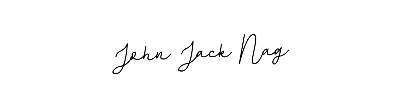 Create a beautiful signature design for name John Jack Nag. With this signature (BallpointsItalic-DORy9) fonts, you can make a handwritten signature for free. John Jack Nag signature style 11 images and pictures png