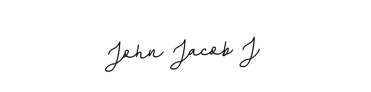 This is the best signature style for the John Jacob J name. Also you like these signature font (BallpointsItalic-DORy9). Mix name signature. John Jacob J signature style 11 images and pictures png