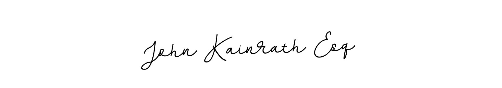 if you are searching for the best signature style for your name John Kainrath Esq. so please give up your signature search. here we have designed multiple signature styles  using BallpointsItalic-DORy9. John Kainrath Esq signature style 11 images and pictures png