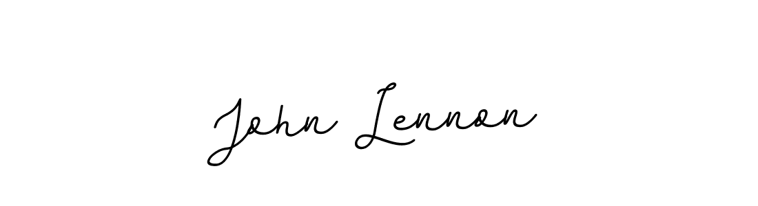 The best way (BallpointsItalic-DORy9) to make a short signature is to pick only two or three words in your name. The name John Lennon include a total of six letters. For converting this name. John Lennon signature style 11 images and pictures png