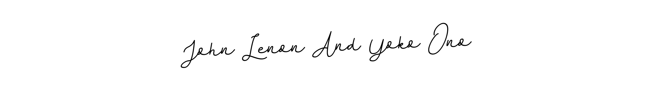 Make a beautiful signature design for name John Lenon And Yoko Ono. Use this online signature maker to create a handwritten signature for free. John Lenon And Yoko Ono signature style 11 images and pictures png