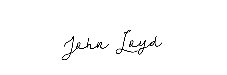 How to make John Loyd name signature. Use BallpointsItalic-DORy9 style for creating short signs online. This is the latest handwritten sign. John Loyd signature style 11 images and pictures png