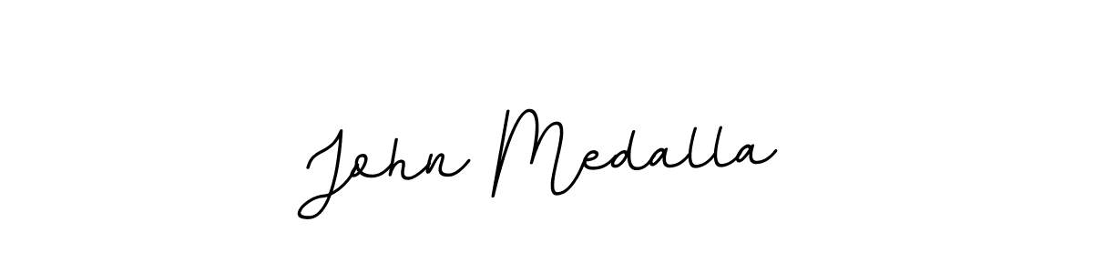 It looks lik you need a new signature style for name John Medalla. Design unique handwritten (BallpointsItalic-DORy9) signature with our free signature maker in just a few clicks. John Medalla signature style 11 images and pictures png