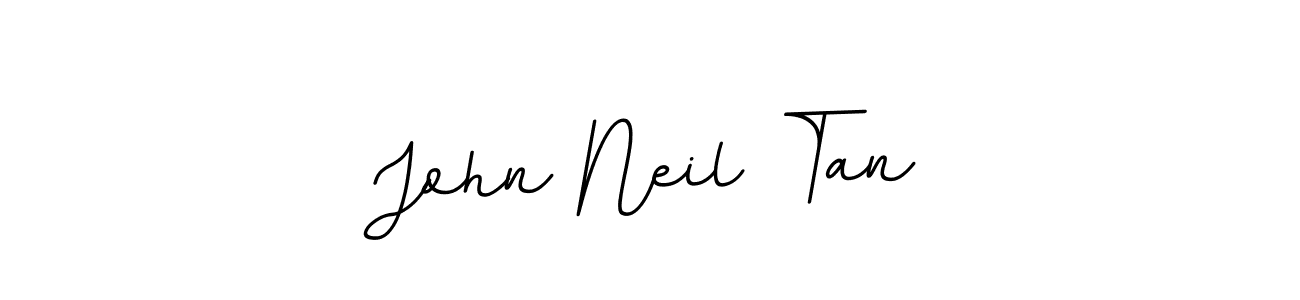 Make a beautiful signature design for name John Neil Tan. With this signature (BallpointsItalic-DORy9) style, you can create a handwritten signature for free. John Neil Tan signature style 11 images and pictures png