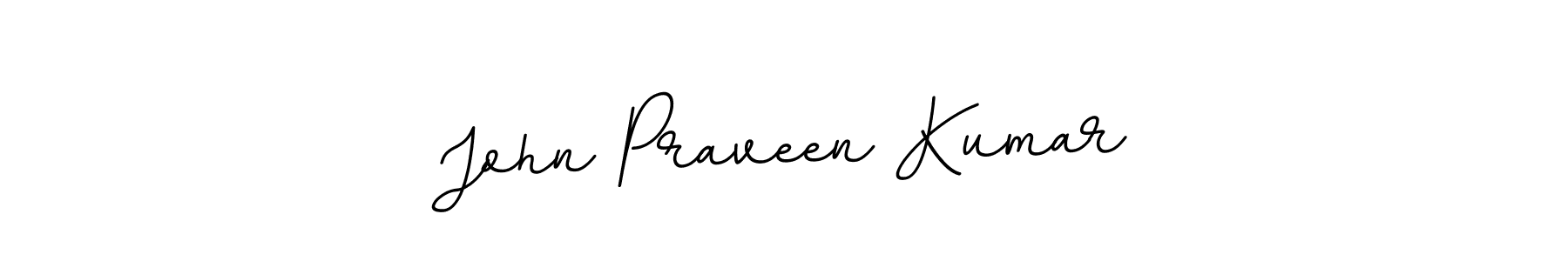 Make a beautiful signature design for name John Praveen Kumar. With this signature (BallpointsItalic-DORy9) style, you can create a handwritten signature for free. John Praveen Kumar signature style 11 images and pictures png