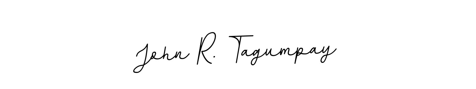 How to make John R. Tagumpay signature? BallpointsItalic-DORy9 is a professional autograph style. Create handwritten signature for John R. Tagumpay name. John R. Tagumpay signature style 11 images and pictures png