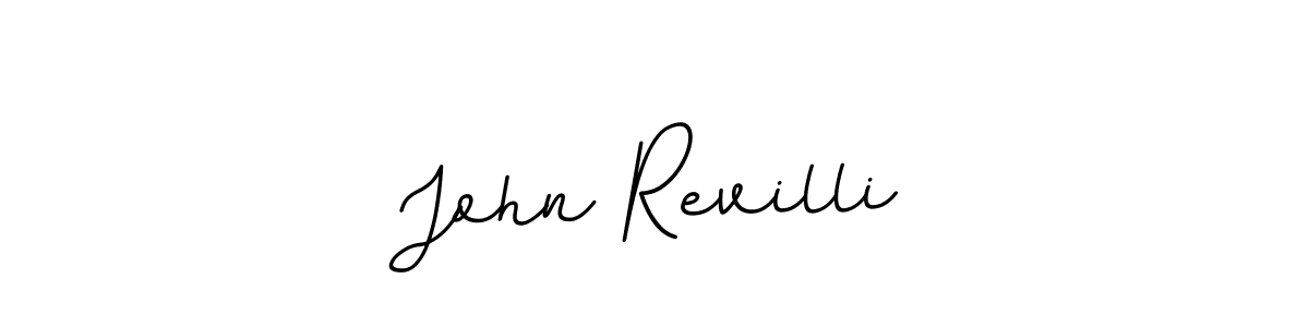 John Revilli stylish signature style. Best Handwritten Sign (BallpointsItalic-DORy9) for my name. Handwritten Signature Collection Ideas for my name John Revilli. John Revilli signature style 11 images and pictures png