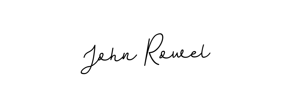John Rowel stylish signature style. Best Handwritten Sign (BallpointsItalic-DORy9) for my name. Handwritten Signature Collection Ideas for my name John Rowel. John Rowel signature style 11 images and pictures png