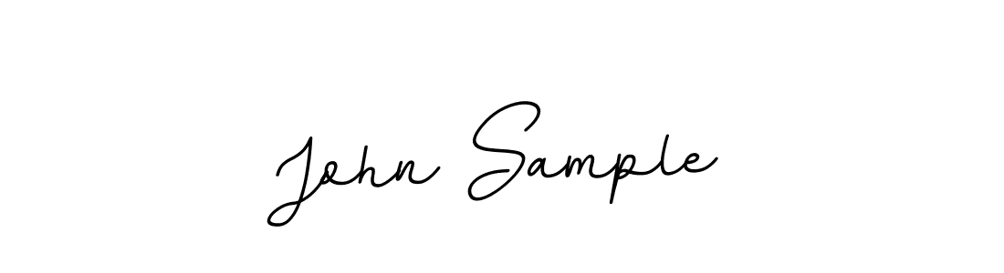 Create a beautiful signature design for name John Sample. With this signature (BallpointsItalic-DORy9) fonts, you can make a handwritten signature for free. John Sample signature style 11 images and pictures png