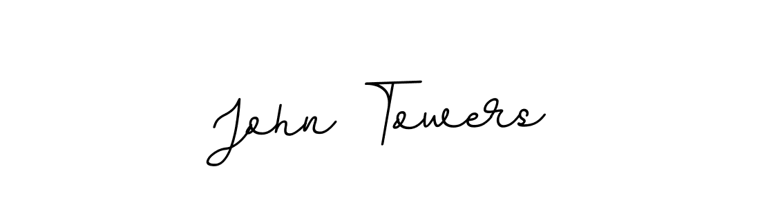 John Towers stylish signature style. Best Handwritten Sign (BallpointsItalic-DORy9) for my name. Handwritten Signature Collection Ideas for my name John Towers. John Towers signature style 11 images and pictures png