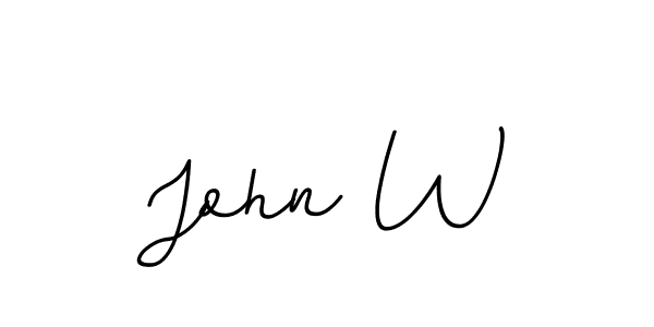 How to make John W signature? BallpointsItalic-DORy9 is a professional autograph style. Create handwritten signature for John W name. John W signature style 11 images and pictures png
