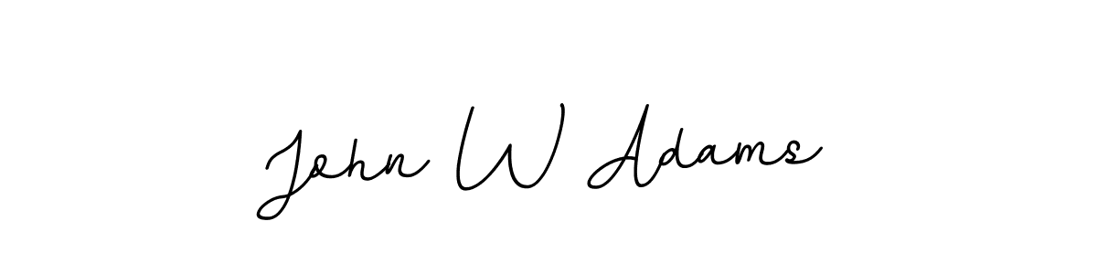 Use a signature maker to create a handwritten signature online. With this signature software, you can design (BallpointsItalic-DORy9) your own signature for name John W Adams. John W Adams signature style 11 images and pictures png