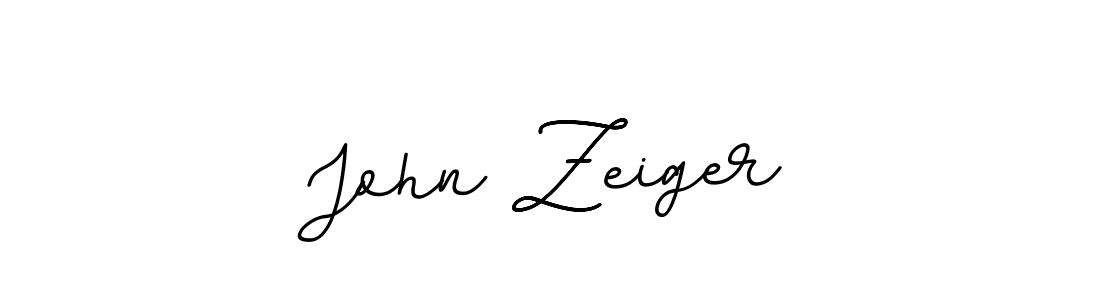 John Zeiger stylish signature style. Best Handwritten Sign (BallpointsItalic-DORy9) for my name. Handwritten Signature Collection Ideas for my name John Zeiger. John Zeiger signature style 11 images and pictures png