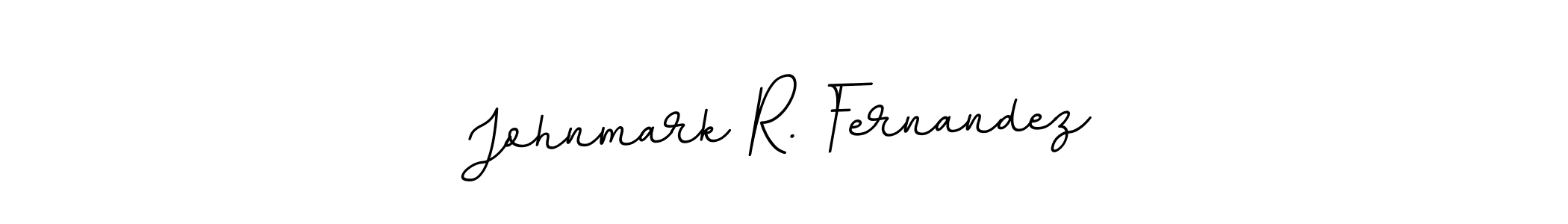 Design your own signature with our free online signature maker. With this signature software, you can create a handwritten (BallpointsItalic-DORy9) signature for name Johnmark R. Fernandez. Johnmark R. Fernandez signature style 11 images and pictures png