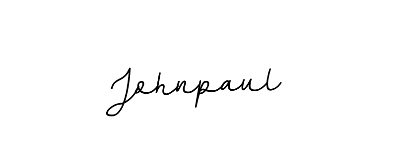 Create a beautiful signature design for name Johnpaul. With this signature (BallpointsItalic-DORy9) fonts, you can make a handwritten signature for free. Johnpaul signature style 11 images and pictures png