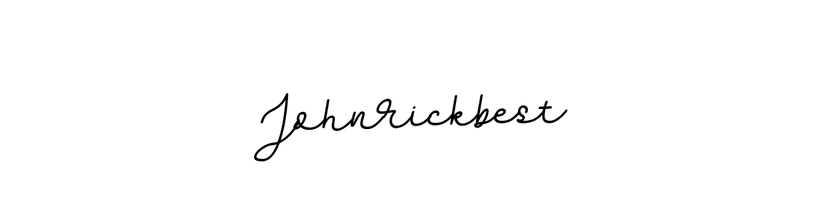 How to make Johnrickbest name signature. Use BallpointsItalic-DORy9 style for creating short signs online. This is the latest handwritten sign. Johnrickbest signature style 11 images and pictures png