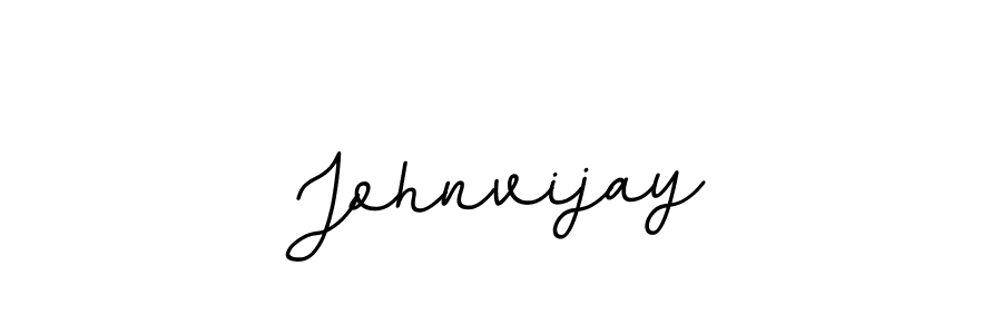 Create a beautiful signature design for name Johnvijay. With this signature (BallpointsItalic-DORy9) fonts, you can make a handwritten signature for free. Johnvijay signature style 11 images and pictures png