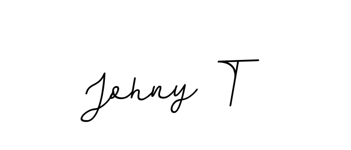 How to make Johny T name signature. Use BallpointsItalic-DORy9 style for creating short signs online. This is the latest handwritten sign. Johny T signature style 11 images and pictures png