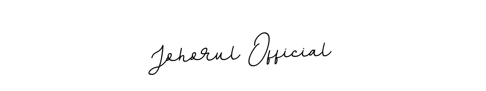 Create a beautiful signature design for name Johorul Official. With this signature (BallpointsItalic-DORy9) fonts, you can make a handwritten signature for free. Johorul Official signature style 11 images and pictures png