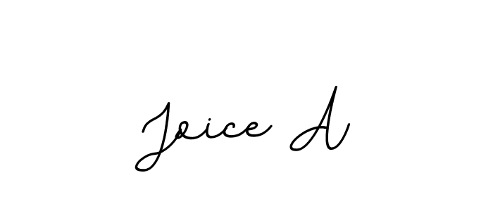 You should practise on your own different ways (BallpointsItalic-DORy9) to write your name (Joice A) in signature. don't let someone else do it for you. Joice A signature style 11 images and pictures png
