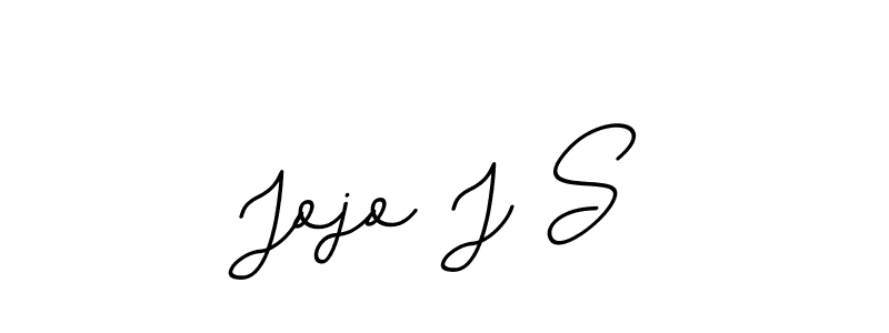 Use a signature maker to create a handwritten signature online. With this signature software, you can design (BallpointsItalic-DORy9) your own signature for name Jojo J S. Jojo J S signature style 11 images and pictures png