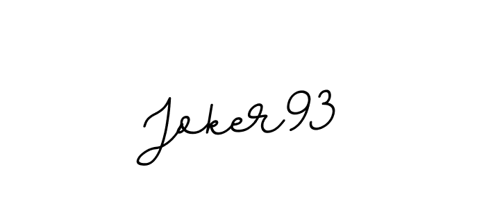 Joker93 stylish signature style. Best Handwritten Sign (BallpointsItalic-DORy9) for my name. Handwritten Signature Collection Ideas for my name Joker93. Joker93 signature style 11 images and pictures png