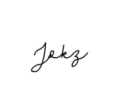 Check out images of Autograph of Jokz name. Actor Jokz Signature Style. BallpointsItalic-DORy9 is a professional sign style online. Jokz signature style 11 images and pictures png