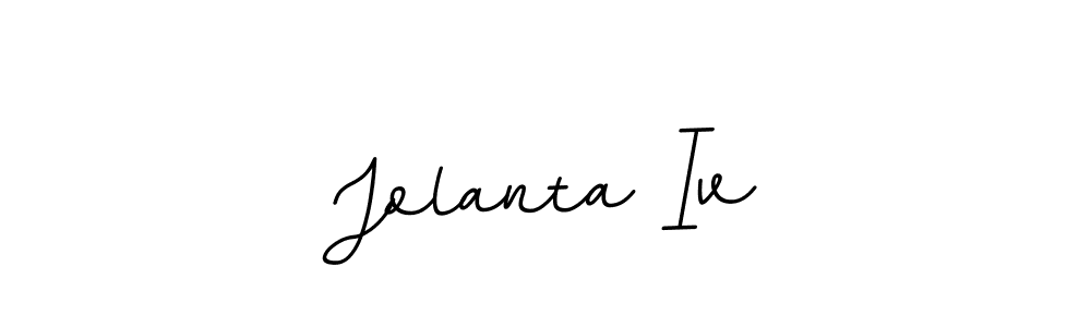 Make a beautiful signature design for name Jolanta Iv. With this signature (BallpointsItalic-DORy9) style, you can create a handwritten signature for free. Jolanta Iv signature style 11 images and pictures png