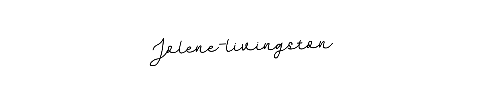 Jolene-livingston stylish signature style. Best Handwritten Sign (BallpointsItalic-DORy9) for my name. Handwritten Signature Collection Ideas for my name Jolene-livingston. Jolene-livingston signature style 11 images and pictures png