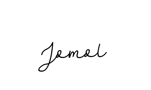 Use a signature maker to create a handwritten signature online. With this signature software, you can design (BallpointsItalic-DORy9) your own signature for name Jomol. Jomol signature style 11 images and pictures png