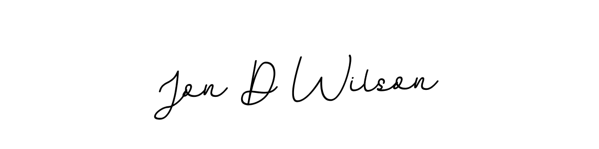 Create a beautiful signature design for name Jon D Wilson. With this signature (BallpointsItalic-DORy9) fonts, you can make a handwritten signature for free. Jon D Wilson signature style 11 images and pictures png